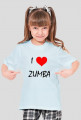 Koszulka dziewczęca I Love ZUMBA