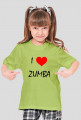 Koszulka dziewczęca I Love ZUMBA