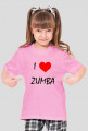 Koszulka dziewczęca I Love ZUMBA