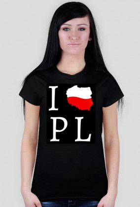 I love PL koszulka damska