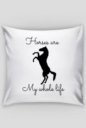 Horses are poduszka