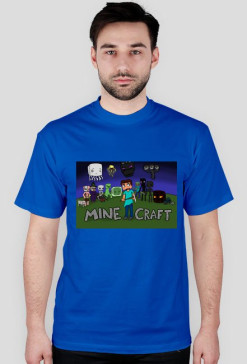 Minecraft koszulka męska!