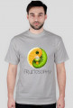 Koszulka fruitosophy męska szara