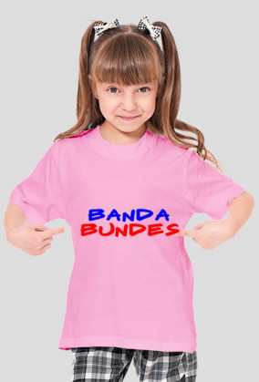 KOSZULKA#BANDABUNDES "KIDSTEAM" - DZIEWCZECA