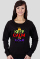BLUZA"KEEPCALMANDPIONA" - DAMSKA