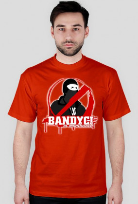 T-Shirt - Bandyci w mundurach - MixKolorów - Męski