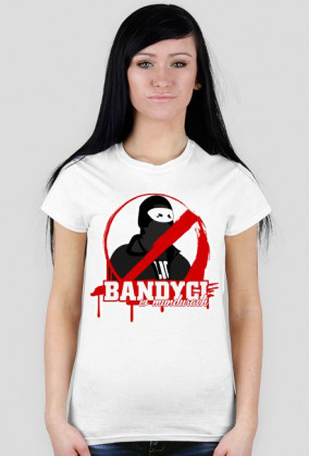 T-Shirt - Bandyci w mundurach - MixKolorów - Damski