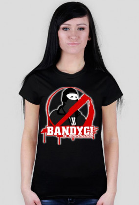 T-Shirt - Bandyci w mundurach - MixKolorów - Damski