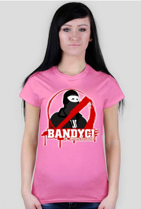T-Shirt - Bandyci w mundurach - MixKolorów - Damski