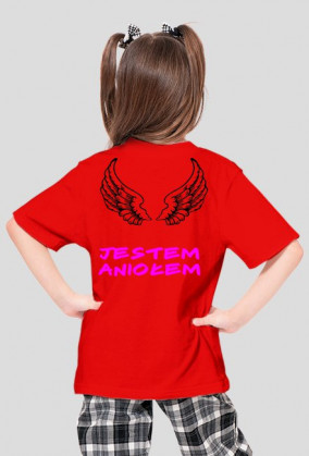 Koszulka Dziecięca "Jestem Aniołem"