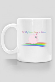 Kubek MLP My Little Pony Pink Fluffy Unicorns Dancing on Rainbows