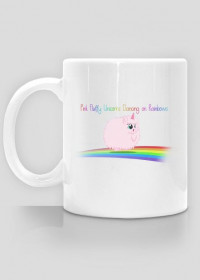 Kubek MLP My Little Pony Pink Fluffy Unicorns Dancing on Rainbows