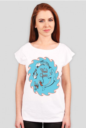 Koszulka dla dziewczyny - Łańcuch pokarmowy - koszulki nietypowe, śmieszne - chcetomiec.cupsell.pl