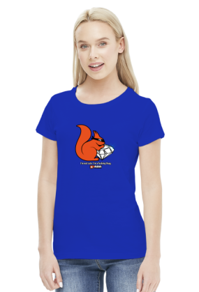 Koszulka damska - Wiewiórka. Pada