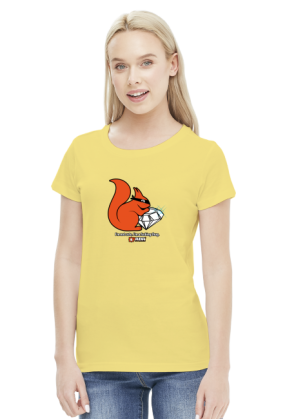 Koszulka damska - Wiewiórka. Pada