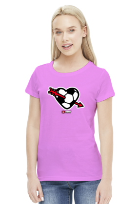 Koszulka damska - Love piłka. Pada