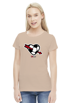 Koszulka damska - Love piłka. Pada