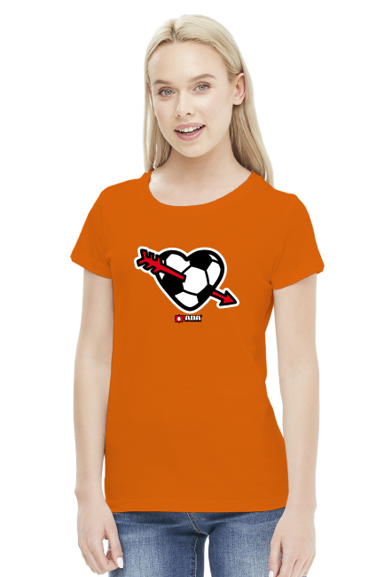 Koszulka damska - Love piłka. Pada