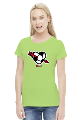 Koszulka damska - Love piłka. Pada