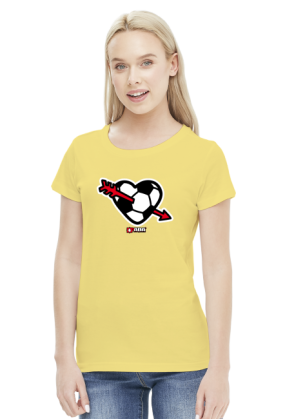 Koszulka damska - Love piłka. Pada