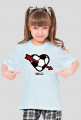 Koszulka dla dziewczynki - Love piłka. Pada