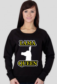 Lama Queen by Shantee # czarna długi rękaw