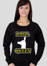 Lama Queen by Shantee # czarna długi rękaw