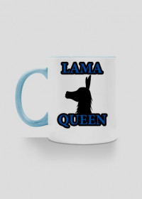 Lama Queen by Shantee # kubek niebieskie ucho