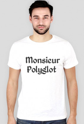 Monsieur Polyglot white