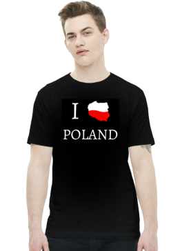 Koszulka I love Poland