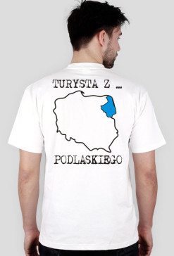 Turysta z podlaskiego