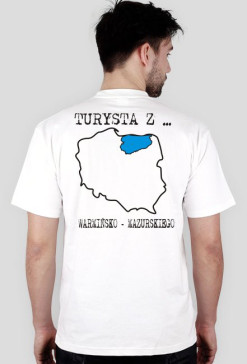 Turysta z warmińsko - mazurskiego