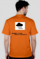 T-shirt męski z nadrukiem.
