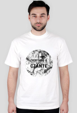 Koszulka męska biała # Czante wzór