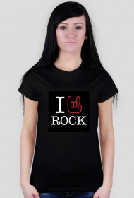 I love rock - koszulka
