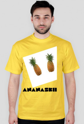Oryginalna ananasowa bluzka dla mężczyzn