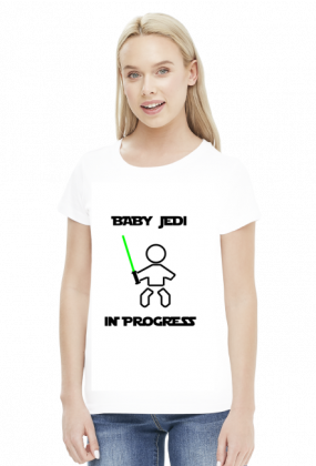 Baby Jedi - koszulka damska
