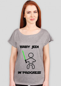 Baby Jedi - koszulka damska oversize