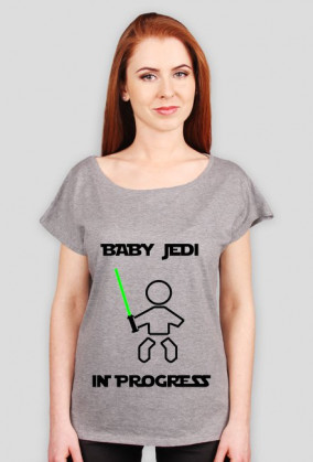 Baby Jedi - koszulka damska oversize