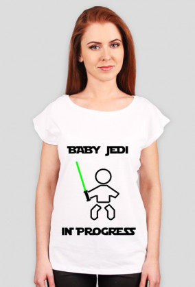 Baby Jedi - koszulka damska oversize
