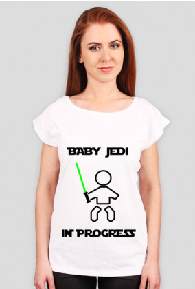 Baby Jedi - koszulka damska oversize