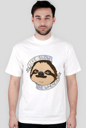Live Slow Die Whenever #1 Koszulka męska