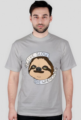 Live Slow Die Whenever #1 Koszulka męska