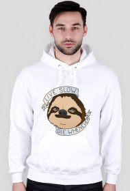 Live Slow Die Whenever #1 Bluza z kaputrem męska