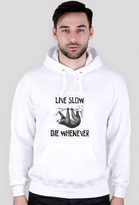 Live Slow Die Whenever #2 Bluza z kaputrem męska