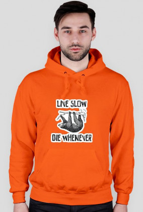 Live Slow Die Whenever #2 Bluza z kaputrem męska