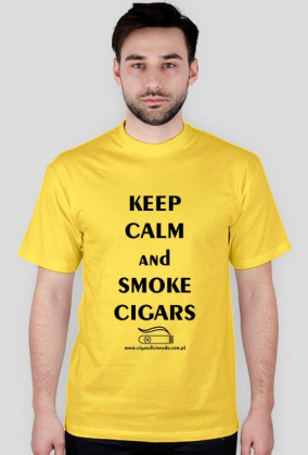 Koszulka KEEP CALM CigarAficionado