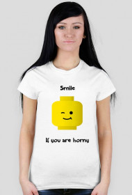Smile if you are horny