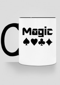 Czarno-biały kubek "Magic"