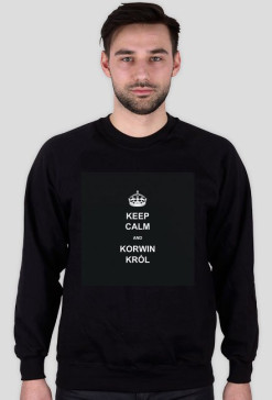 Bluza ,,Keep Calm..." (czarna)